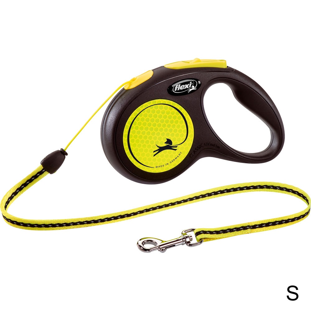 Reflective leash  New Neon Flexi