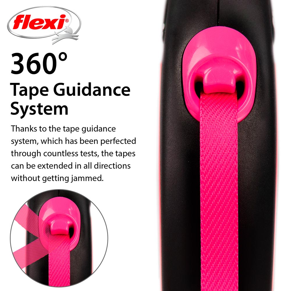 Reflective leash  New Neon S Flexi