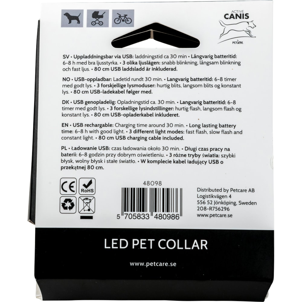 Collar  LED Pet Collar Active Canis