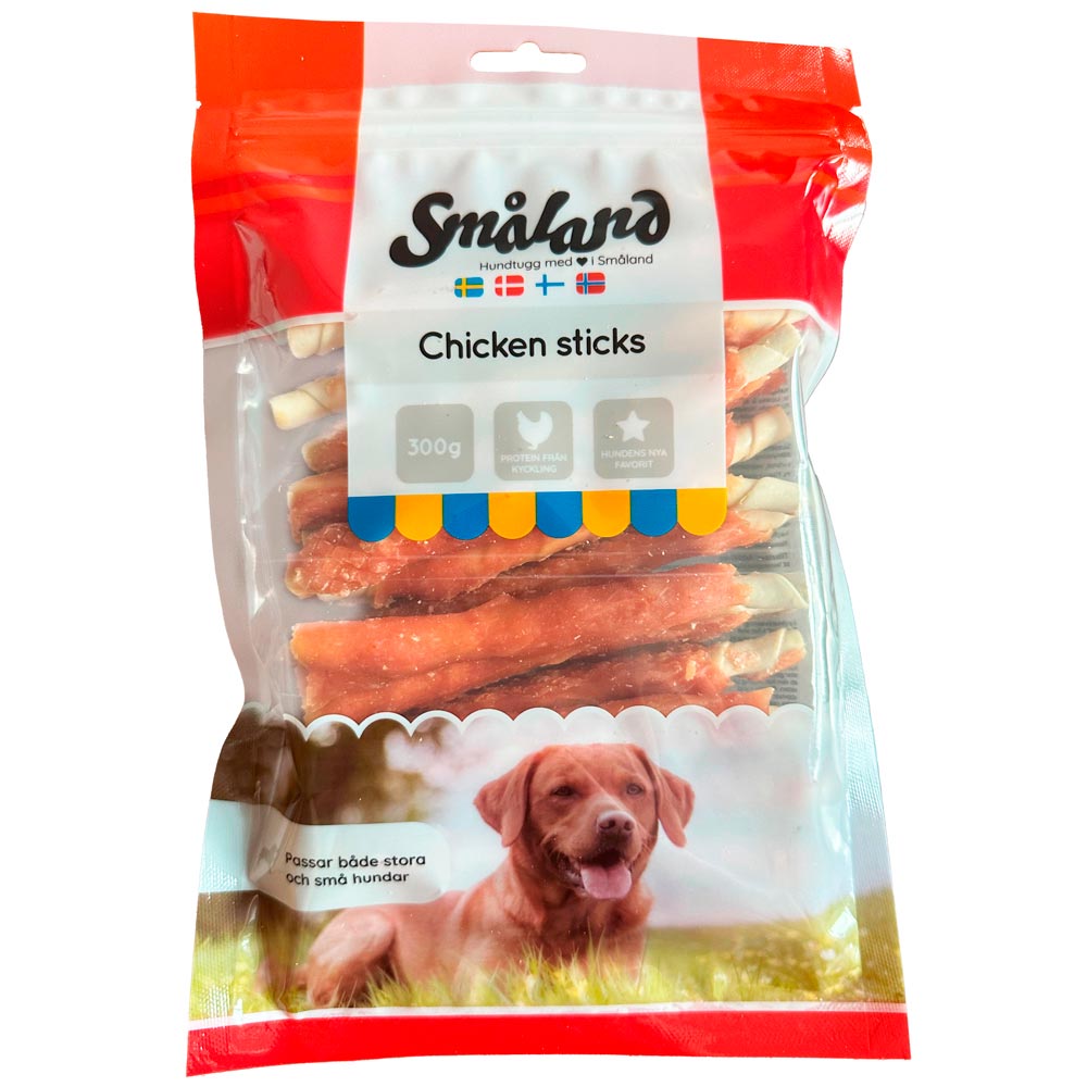Dog chew  Chicken Sticks 300g Småland
