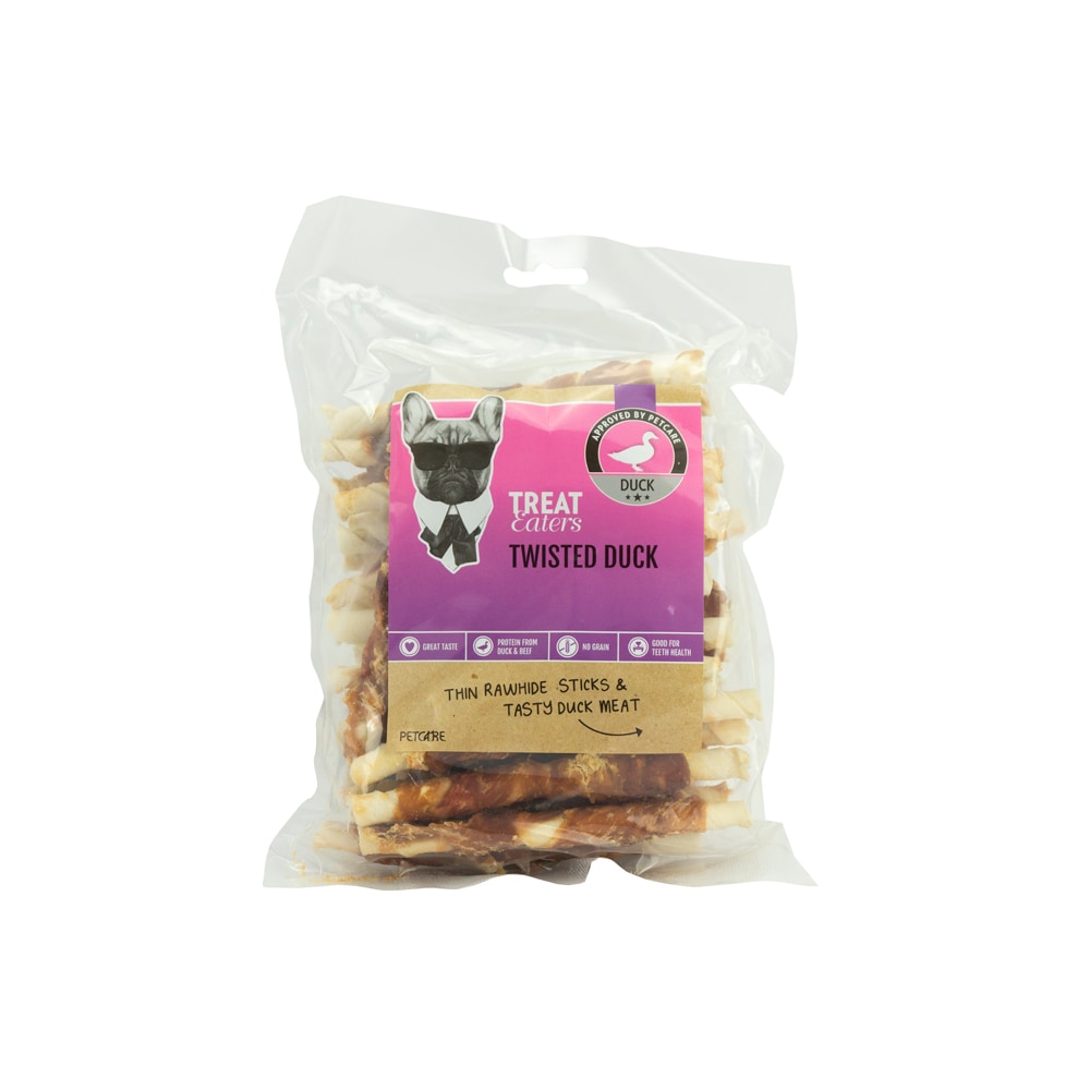 Dog chew  Twisted Duck 350 g Treateaters