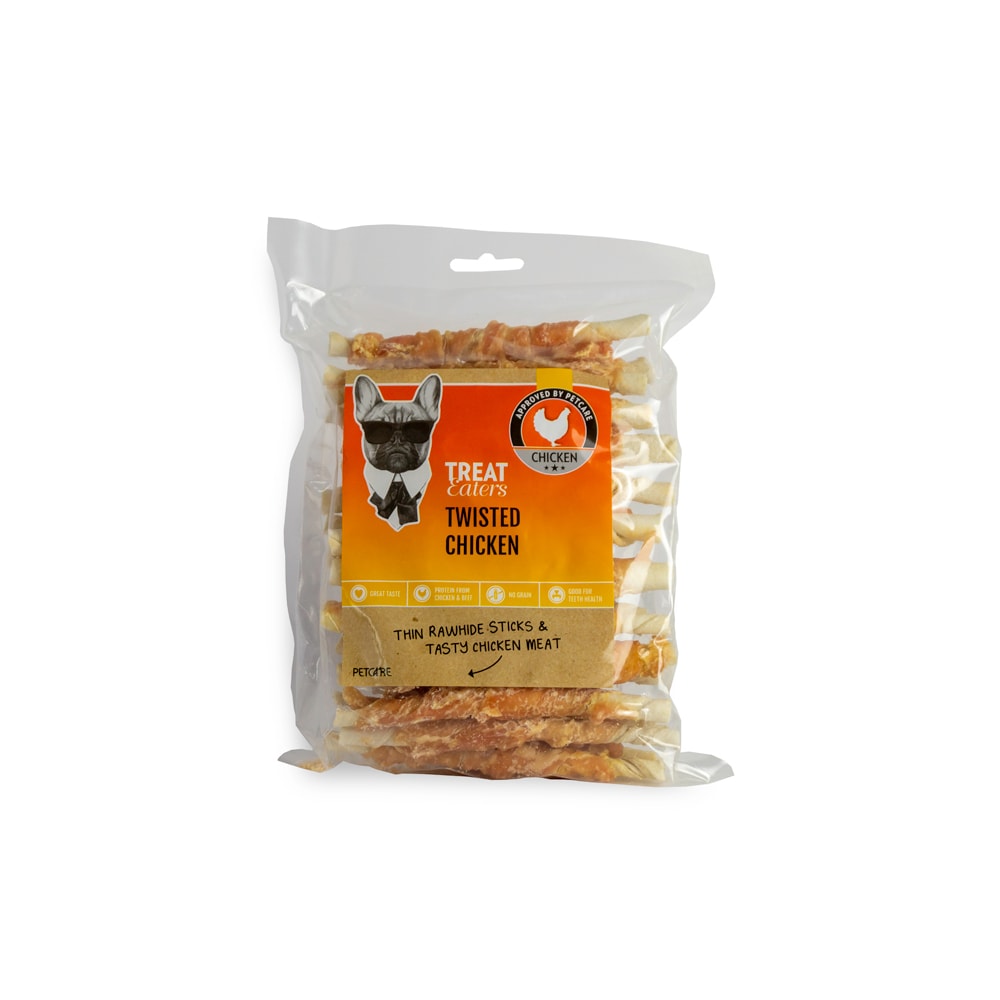 Dog chew  Twisted Chicken 350g Treateaters