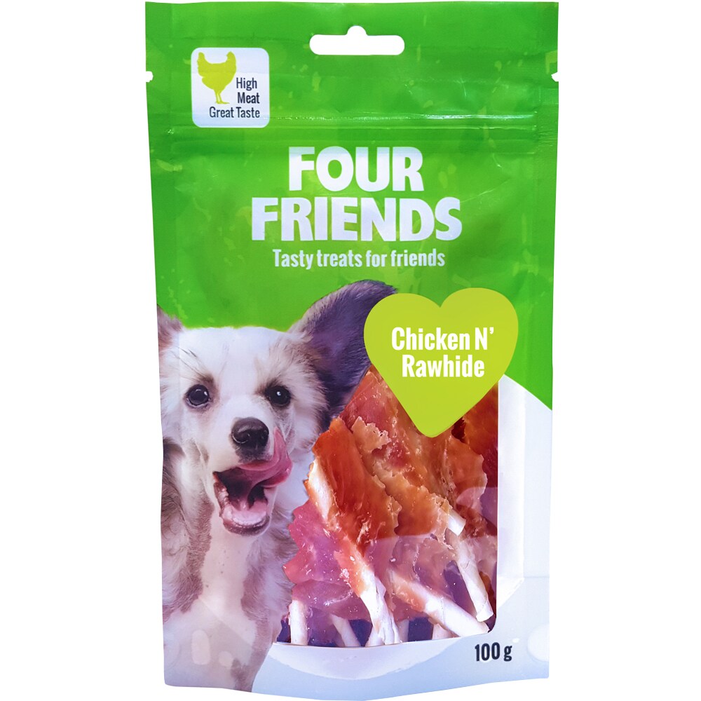 Dog treat  Chicken N´Rawhide 100 g FourFriends