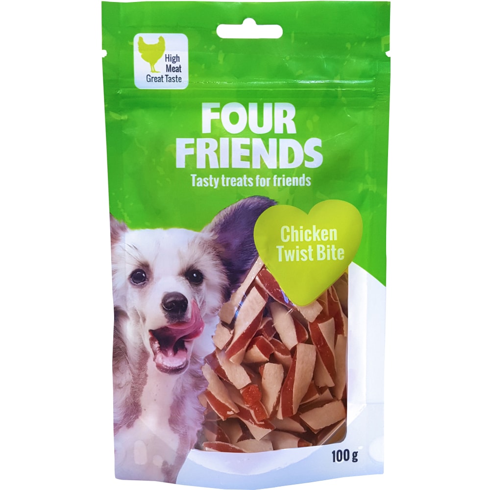 Dog treat  Chicken Twist Bite 100 g FourFriends