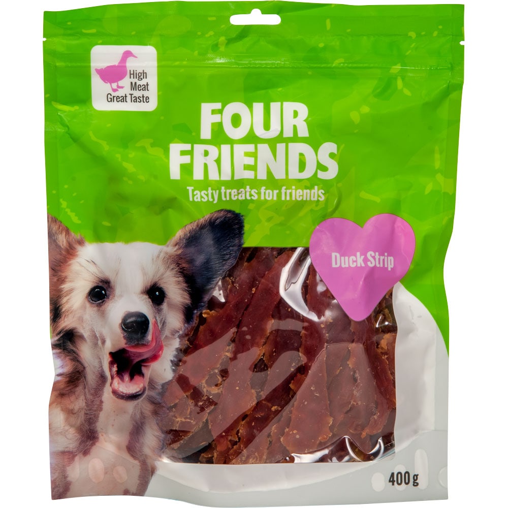 Dog treat  Duck Stripe 400 g FourFriends