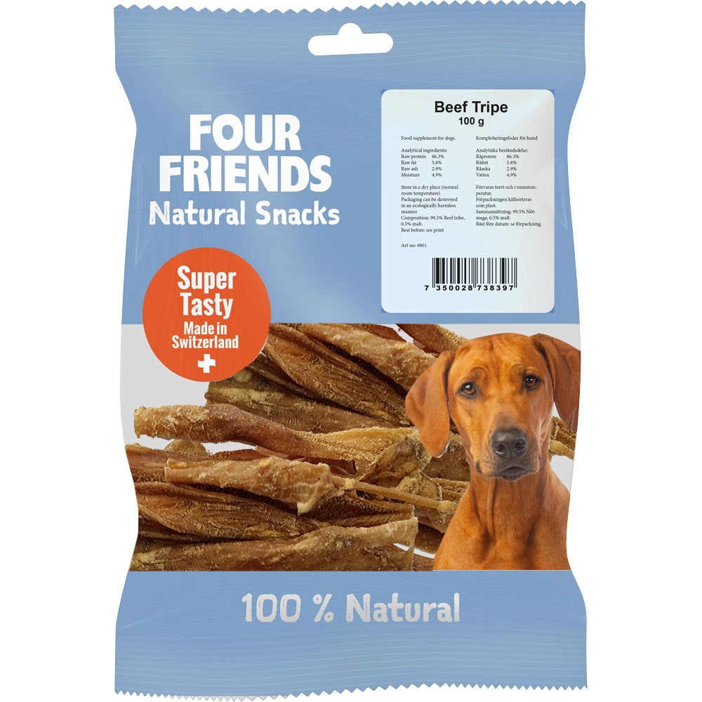 Natural dog chew  Beef Tripe 100 g FourFriends