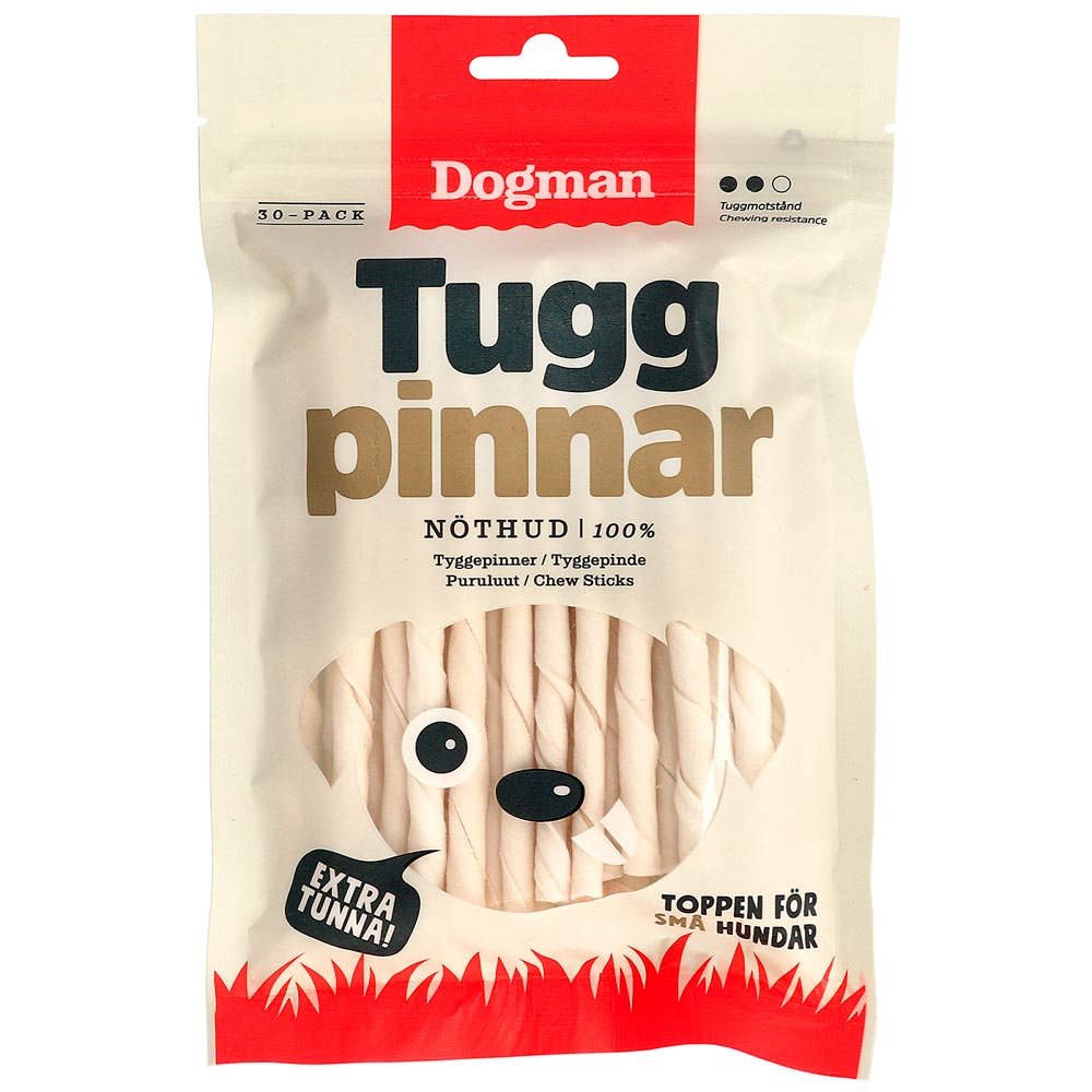 Dog chew  Tuggpinnar XS 30-p Dogman