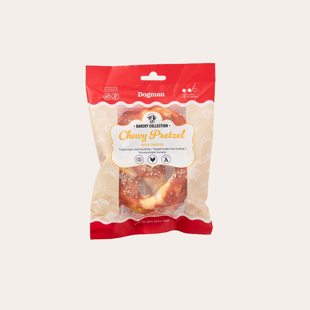 Dog chew  Chewy Pretzel Chicken Dogman