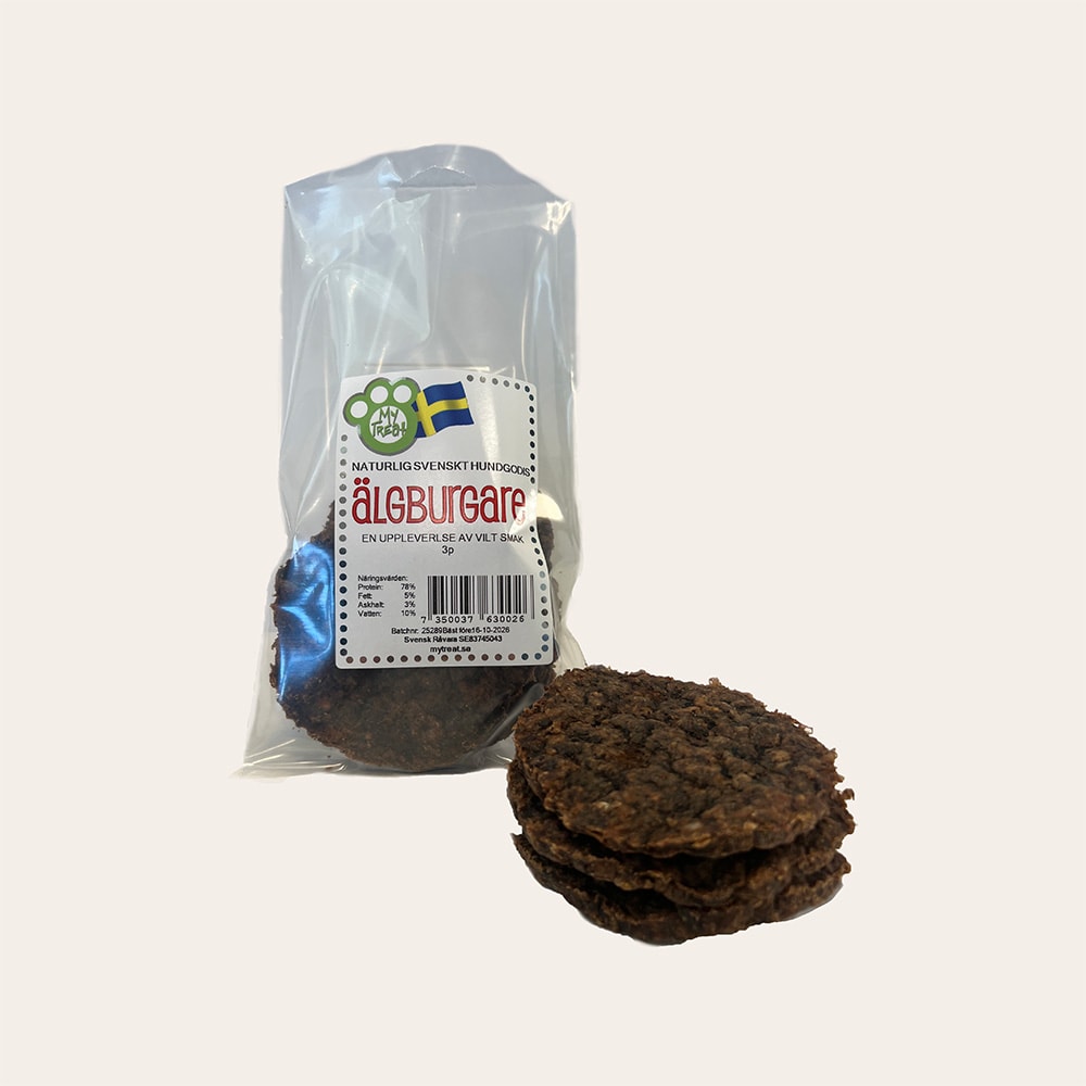 Dog chew 3-pack Älgburgare My treat