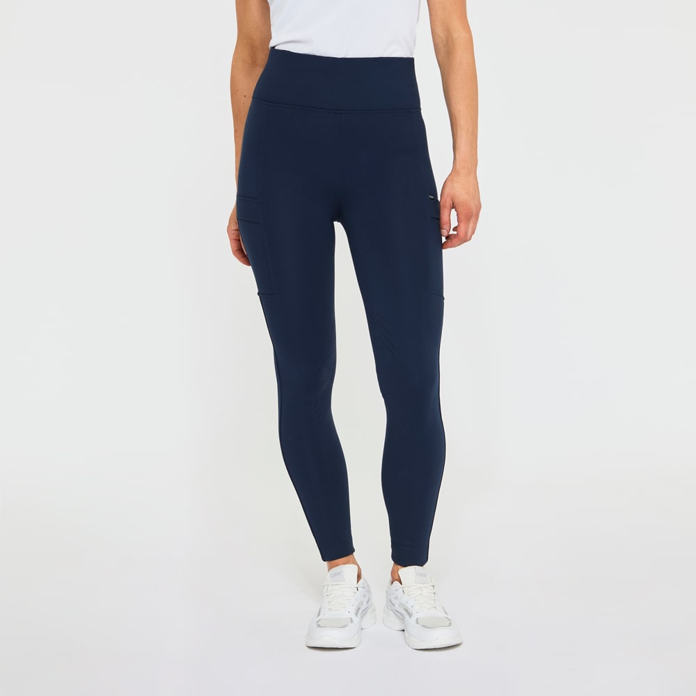 Esmara Women's Leggings S Blue Polyamide with Elastane