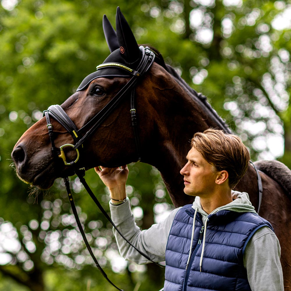 Combined noseband bridle  Contender JH Collection®