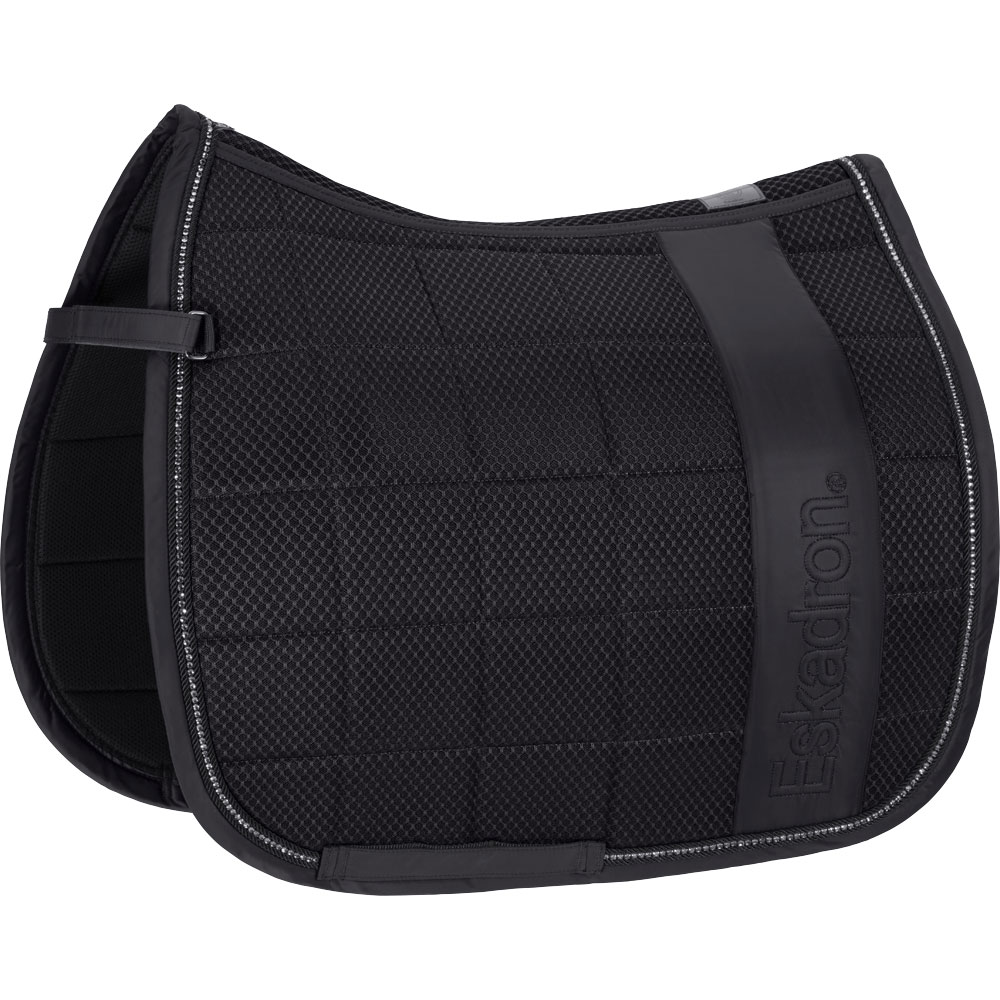 Dressage saddle blanket  Reflexx Big Square Mesh Chrystal Eskadron