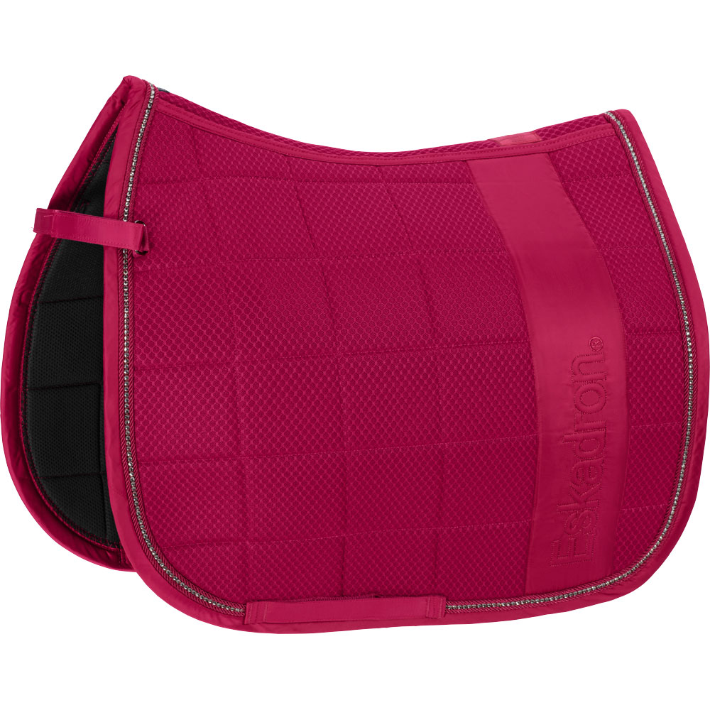 Dressage saddle blanket  Reflexx Big Square Mesh Chrystal Eskadron