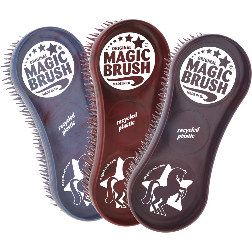 Rubber curry comb  Wildberry Recycled Magic Brush