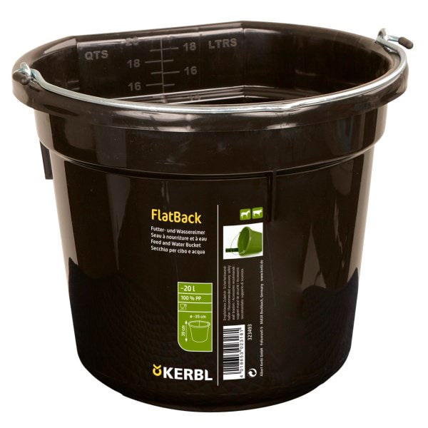 Bucket with flat side  Kerbl