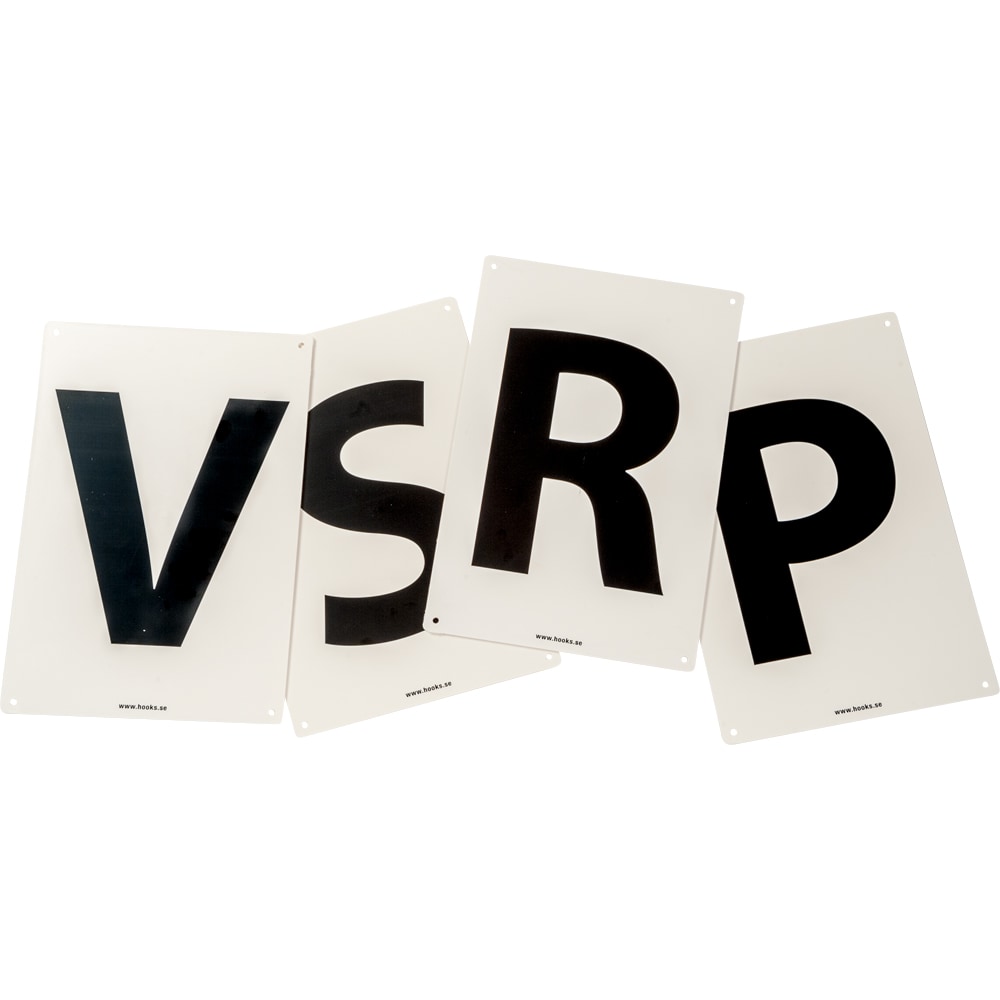 Letter markings   V-PLAST