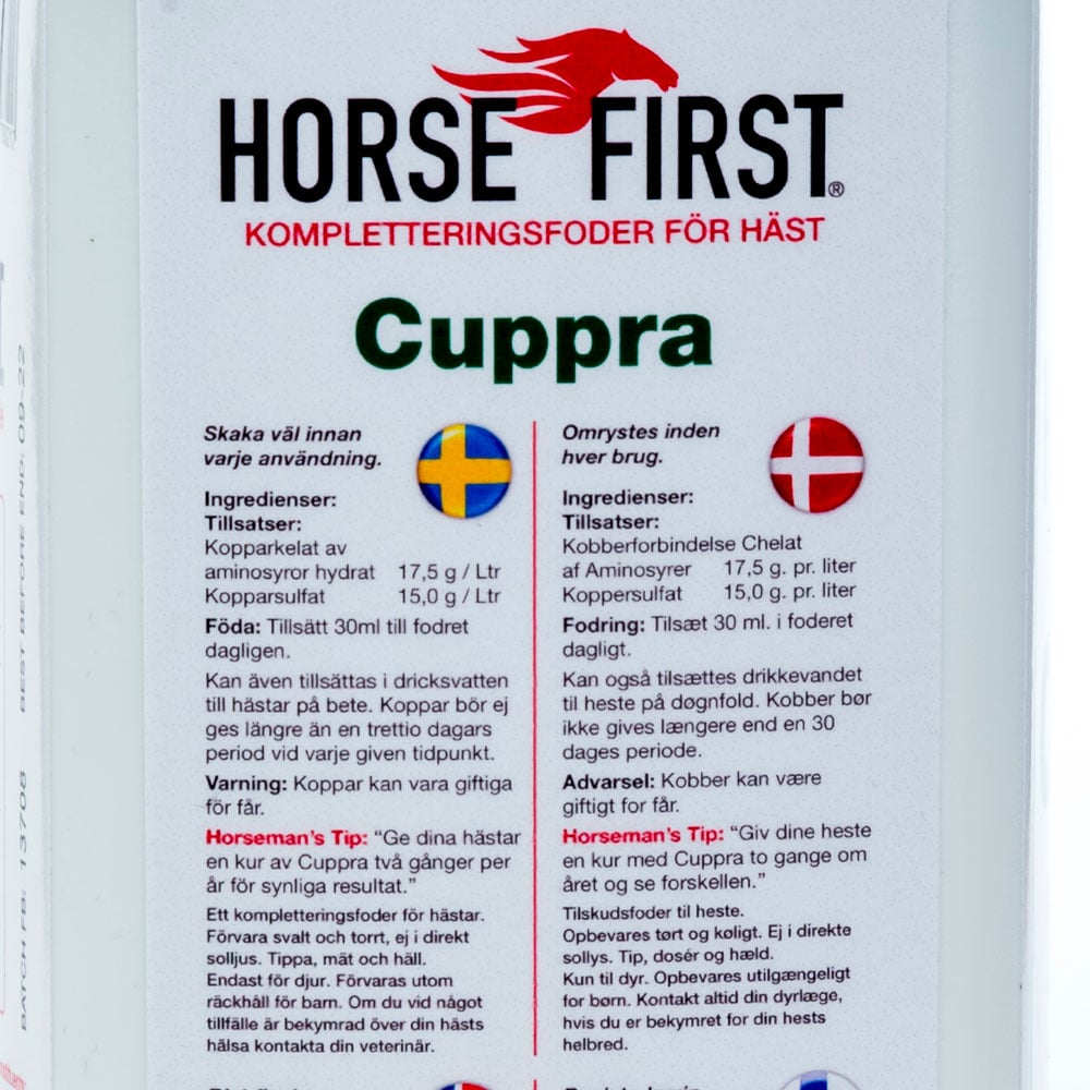   Cuppra HORSE FIRST®