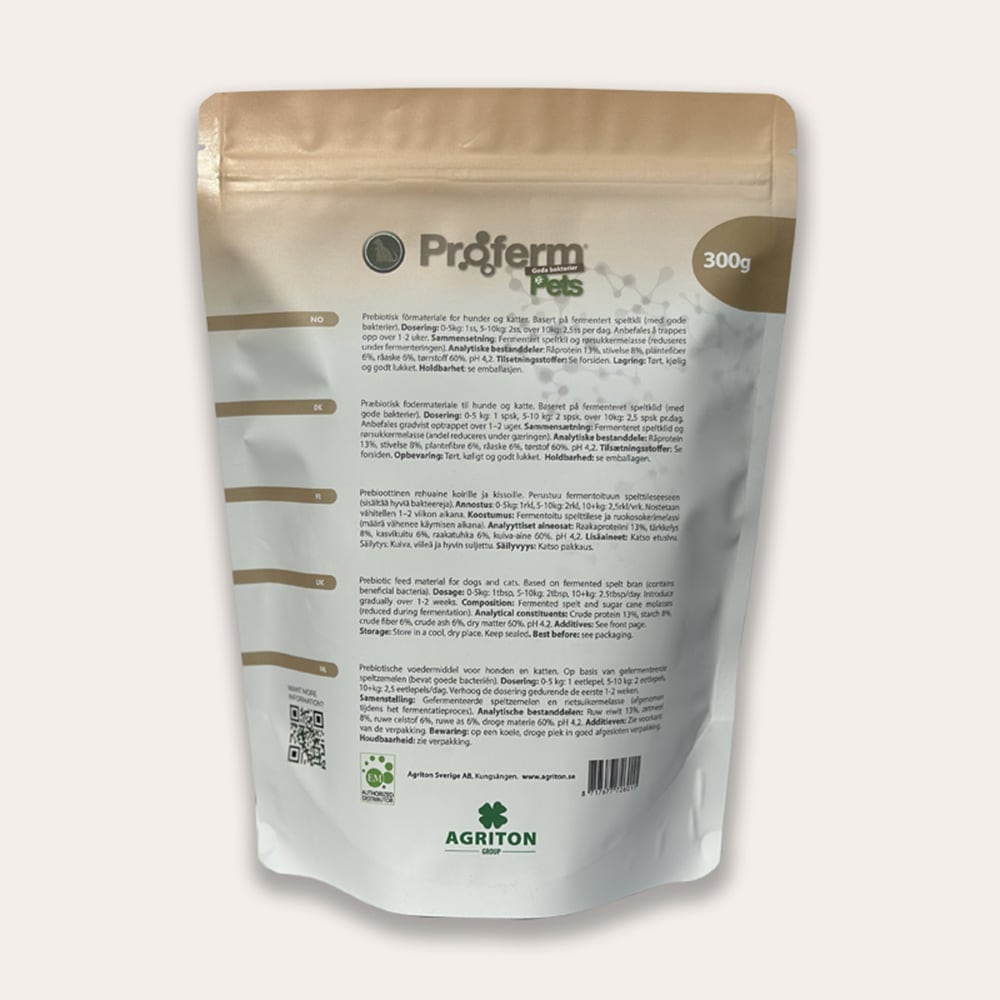 Feed supplements 300 g Proferm Pets Agriton