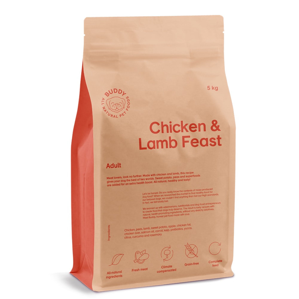 Dog food 5 kg Chicken & Lamb Feast BUDDY