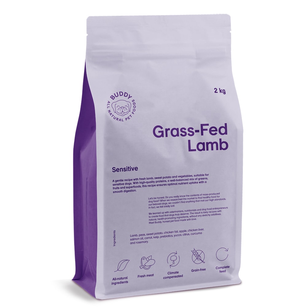 Dog food 2 kg Grass-Fed Lamb BUDDY