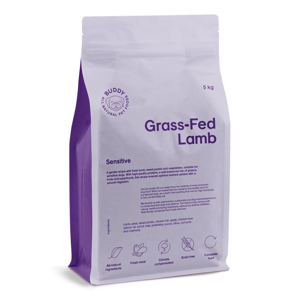 Dog food 5 kg Grass-Fed Lamb BUDDY