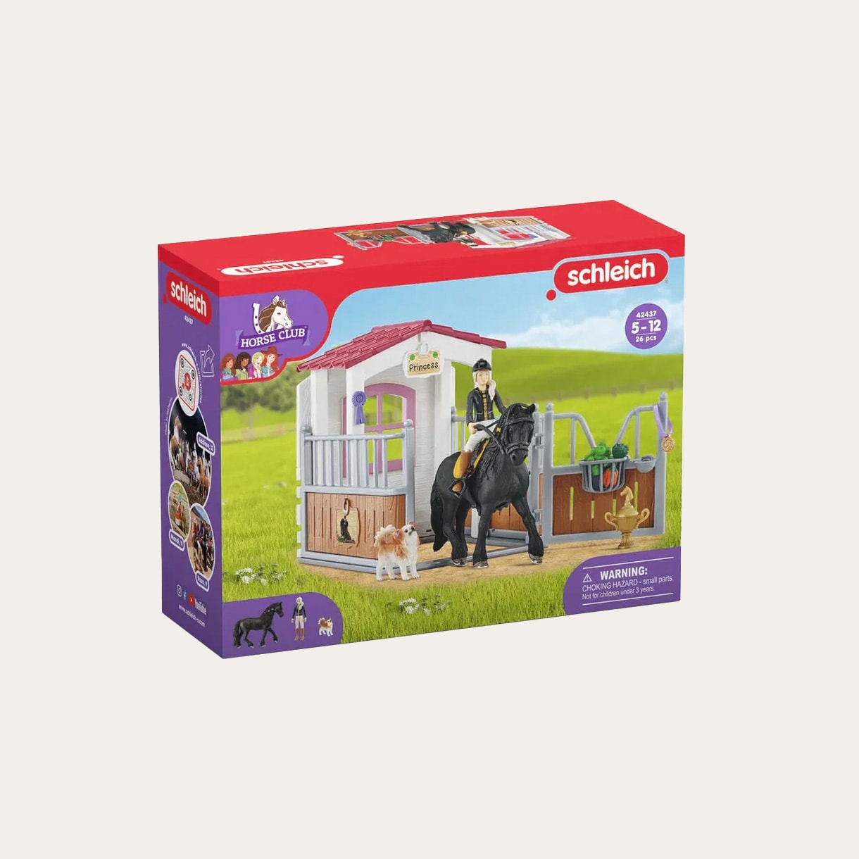 Toy  Horse Box with Horse Club Tori & Princess Schleich