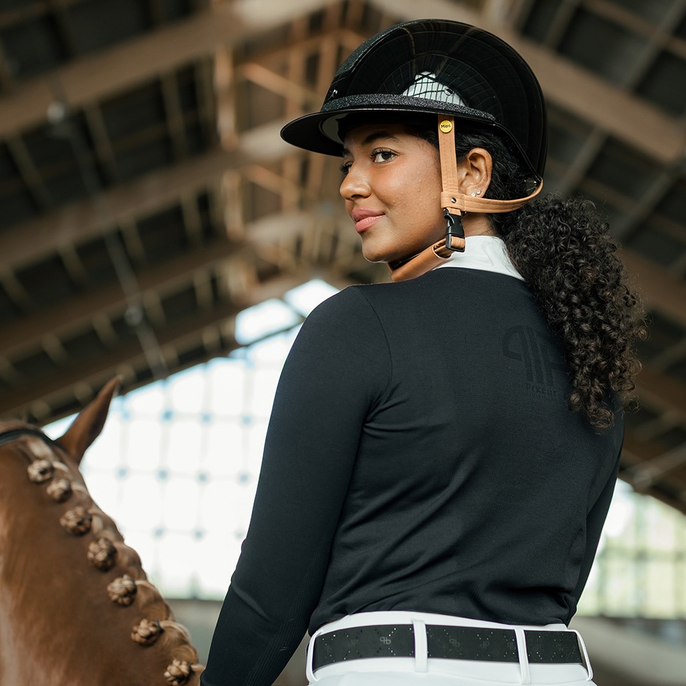 Riding helmet  Vision Shiny Star Mips Hansbo