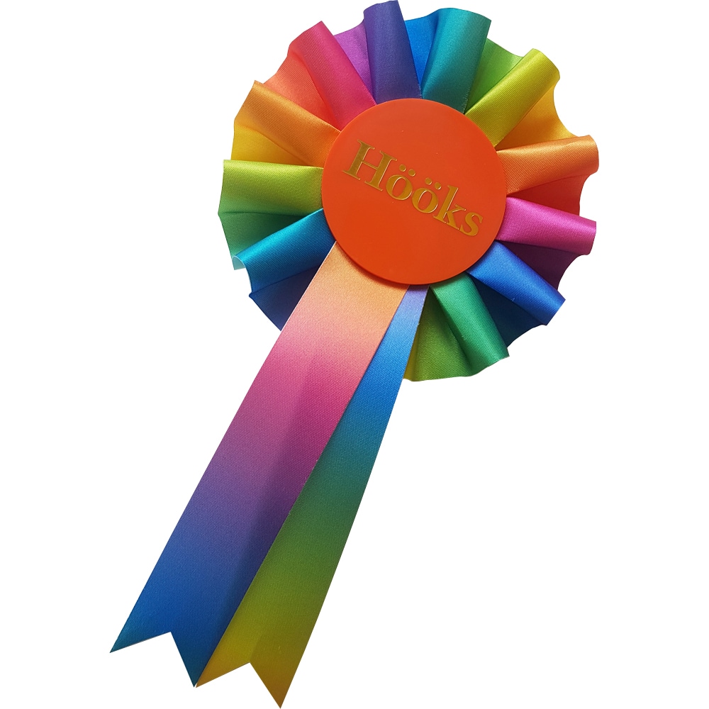 Prize rosette  Rainbow Hööks
